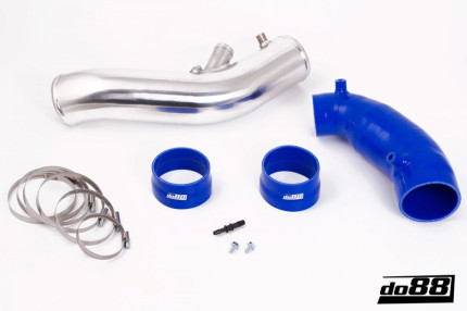 Inlet pipe with blue hoses for SAAB 9-3 2.8T V6 2006-2011 (BLUE) Engine