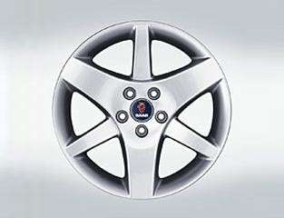 SAAB alloy wheel in 17