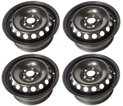 Complete set of 4 genuine saab steel wheels in 16