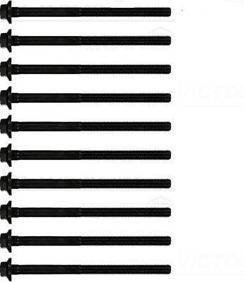 jeu de 10 vis de culasse (saab 4 cyl turbo  essence) Pieces de culasse