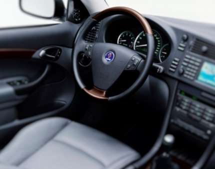 Saab poplar/leather Steering wheel for SAAB 9.3 2003-2005 SAAB Accessories