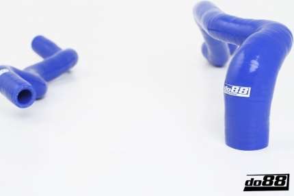 Kit blue hoses in heating silicone for RHD Saab 900 and Saab 9-3 Engine