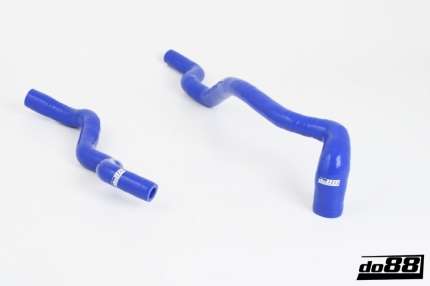 Kit blue hoses in heating silicone for RHD Saab 900 and Saab 9-3 Engine