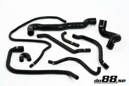 Kit mangueras de enfriamiento negras Saab 900 y 9.3 Motor