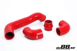 Kit durites silicone rouges intercooler - turbo Saab 900 / 9.3 Turbos et Pieces relatives