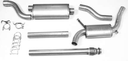 Cat-back  sport exhaust system saab 9000 CD turbo 16 valves 1992-1993 New PRODUCTS