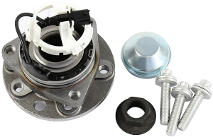 Wheel hub kit (rear) + ABS sensor saab 9.3 XWD Wheel bearings