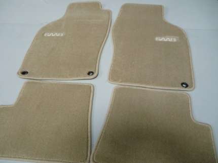 Jeu Tapis de sol textile saab 9.3 CABRIOLET (beige) Accessoires saab