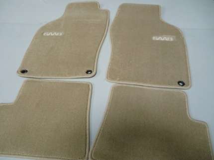 Complete set of textile interior mats saab 9.3 Convertible  (beige) SAAB Accessories