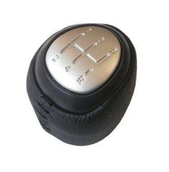 Leather gear knob with 5 speed emblem for saab 9.3 2003-2012 Dashboard