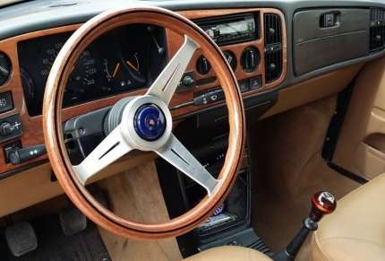 Pomo Madera oscura saab 900 clásico Otros recambios interior