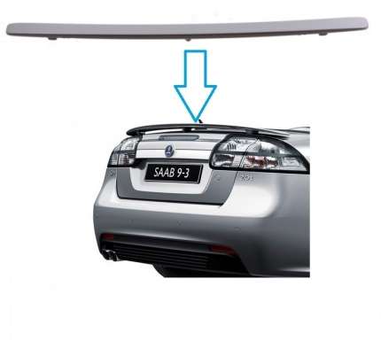 Rear spoiler for saab 9.3 convertible 2008-2012 SAAB Accessories