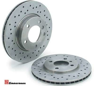 Front crossdrilled Sport Brake discs (pair), saab 9.5 NG (2010-) New PRODUCTS