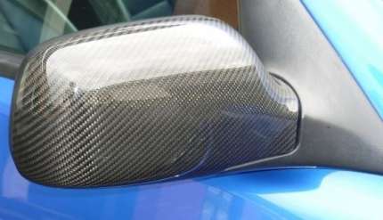 Set of Carbon type mirror covers for saab 900 NG & saab 9.3 Mirrors