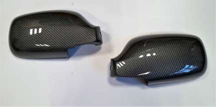 Set of Carbon type mirror covers for saab 900 NG & saab 9.3 Mirrors