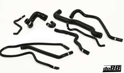 kit durites de refroidissement en silicone noire Saab 9.3 2000-2003 Moteur