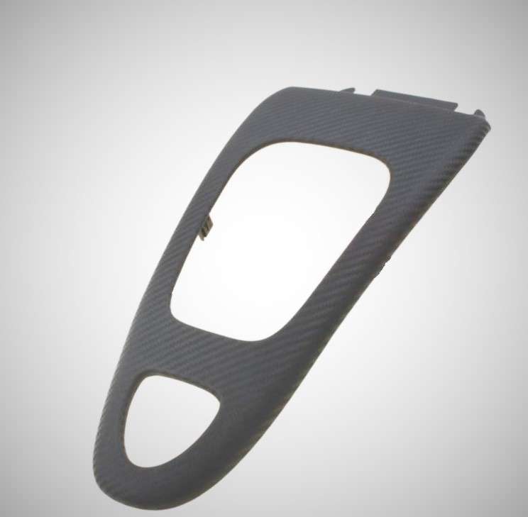 Gear lever trim cover in leather by HIRSCH for saab 9.3 20032012 AT
