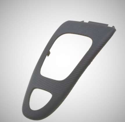 Gear lever trim cover in leather by HIRSCH for saab 9.3 2003-2012 AT SAAB Accessories