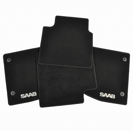 Complete set of interior mats saab 9.5 NG 2010-2011 saab gifts: books, saab models and merchandise