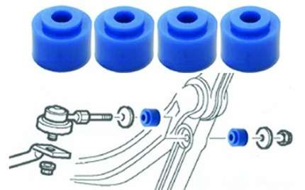 Silentblocks reforzados barra estabilizadora delantera saab 9-3/900 Suspensión / Chasís