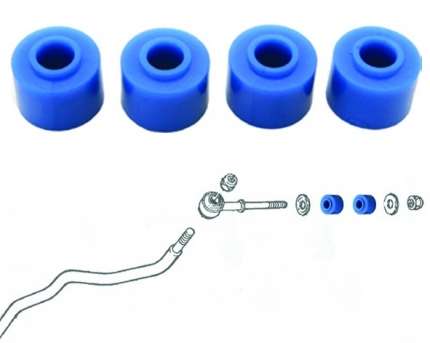 Consolidated bushes kit front anti roll bar link SAAB 9000 Bushings