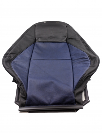 Front leather seat covers in black/navy for Saab 93 Viggen 1999-2002 Others interior equipments