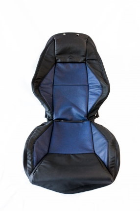 Cubre asientos cuero negro y azul marino saab 93 Viggen 1999-2002 Accesorios saab