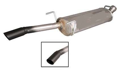 Exhaust rear silencer for saab 900 NG and 9.3 turbo Exhaust Silencers and front exhaust pipes
