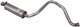 Exhaust midle silencer SAAB 900 NG and 9.3 engines 2.0 and 2.3 inj Exhaust Silencers and front exhaust pipes