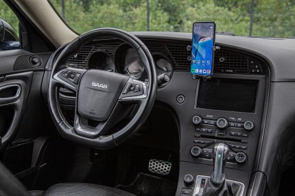 Phone holder for Saab 9-5 NG SAAB