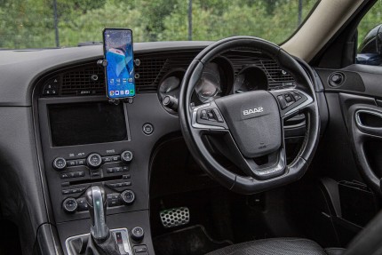 Phone holder for Saab 9-5 NG (RIGHT HAND DRIVE) SAAB Accessories